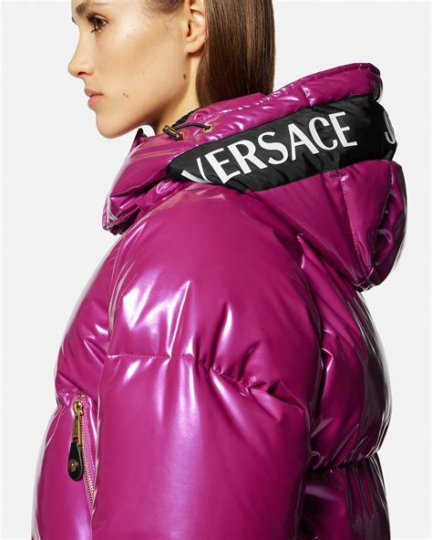 versace puffer coat women& 39|farfetch Versace puffer jacket.